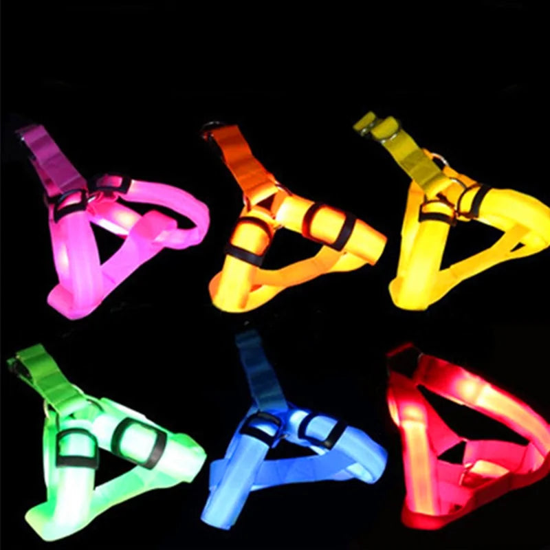 LED Pet Safety Nylon Harness