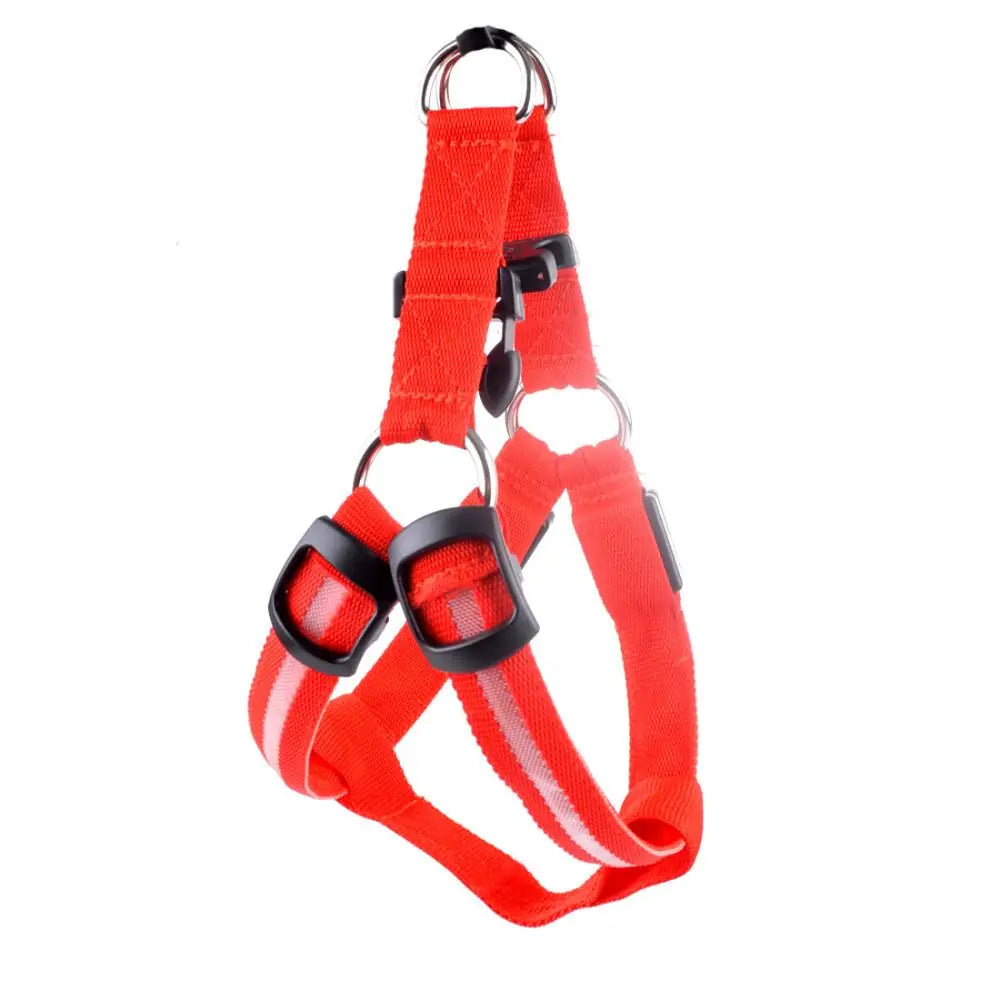 LED Pet Safety Nylon Harness