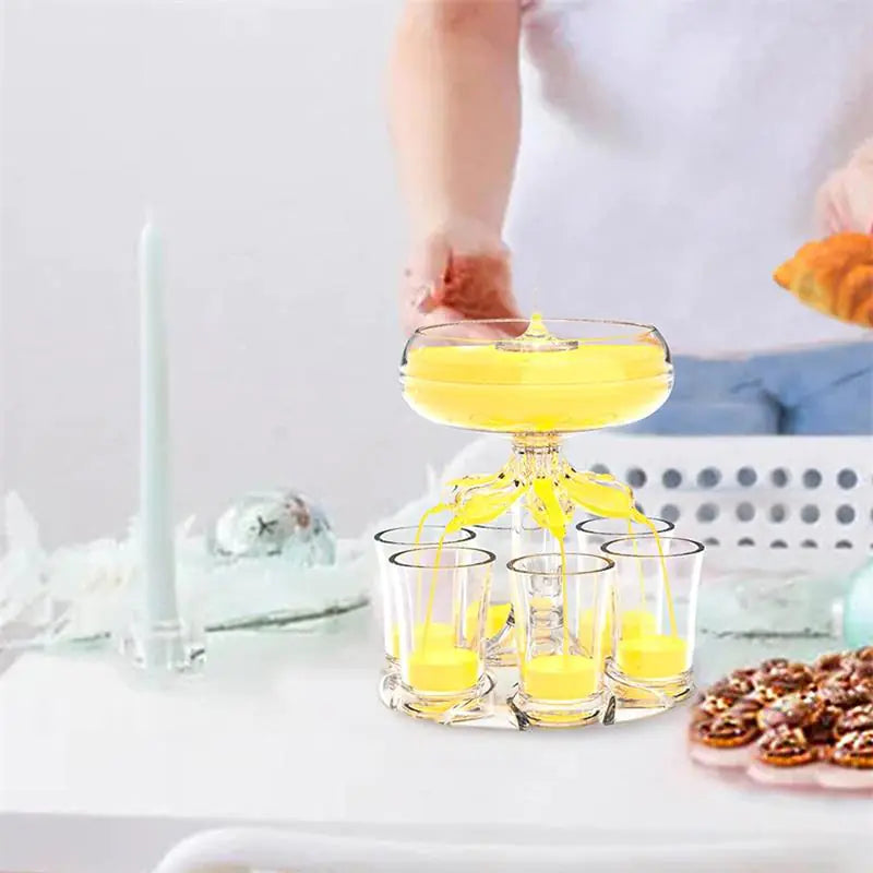 6 Piece Shot Glass Holder Set