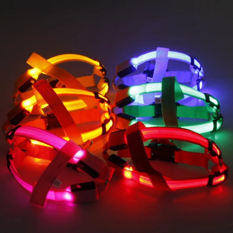 LED Pet Safety Nylon Harness