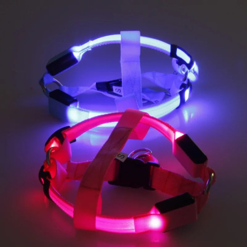 LED Pet Safety Nylon Harness