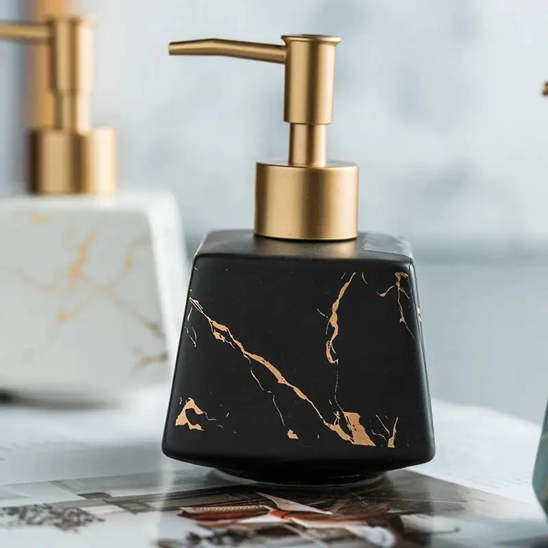 Meticulously Handcrafted Marble Soap Dispenser