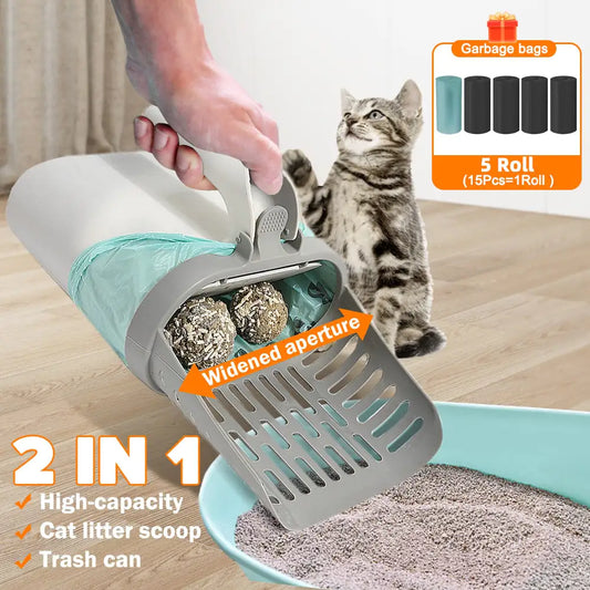 2 In 1 Cat Litter Shovel