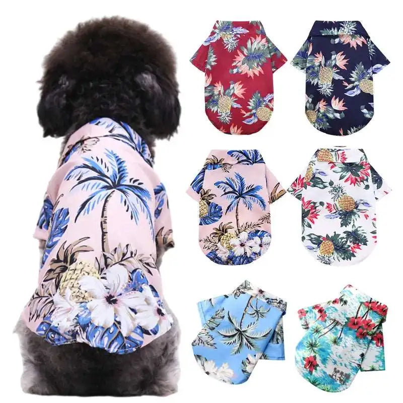 Tailored Hawaiian Tropical Dog T-Shirts