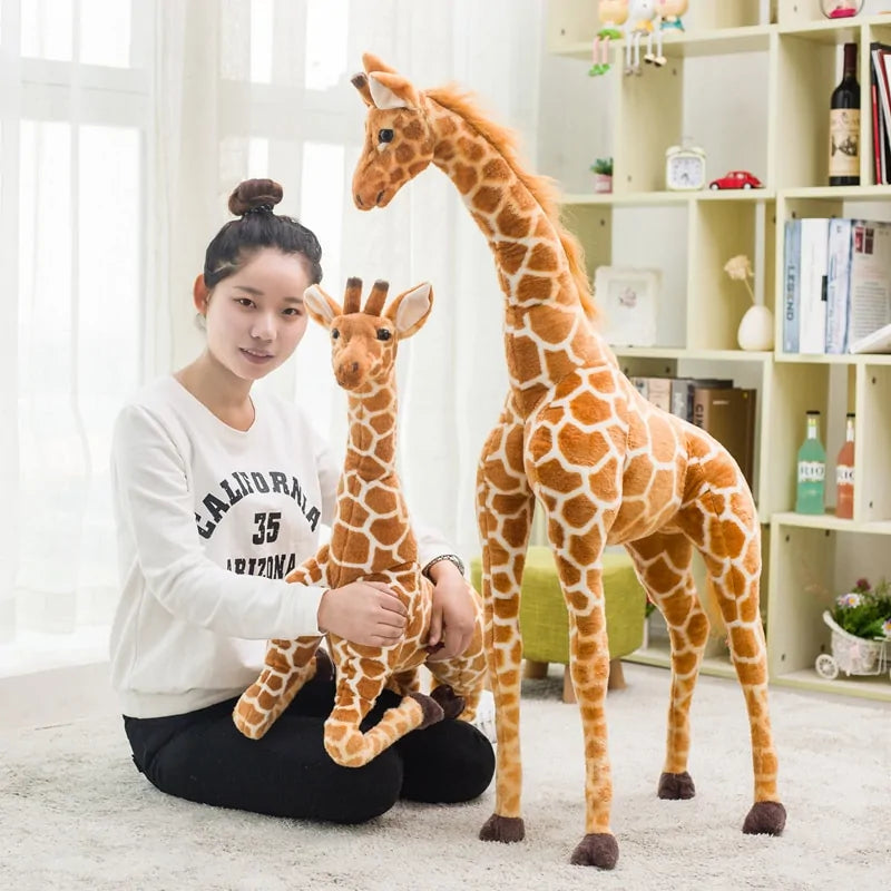 Ultra-Realistic Soft Giraffe Plush