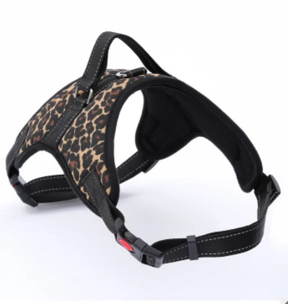 Adjustable dog pet harness collar.