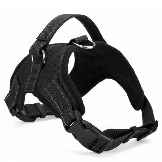 Adjustable dog pet harness collar.