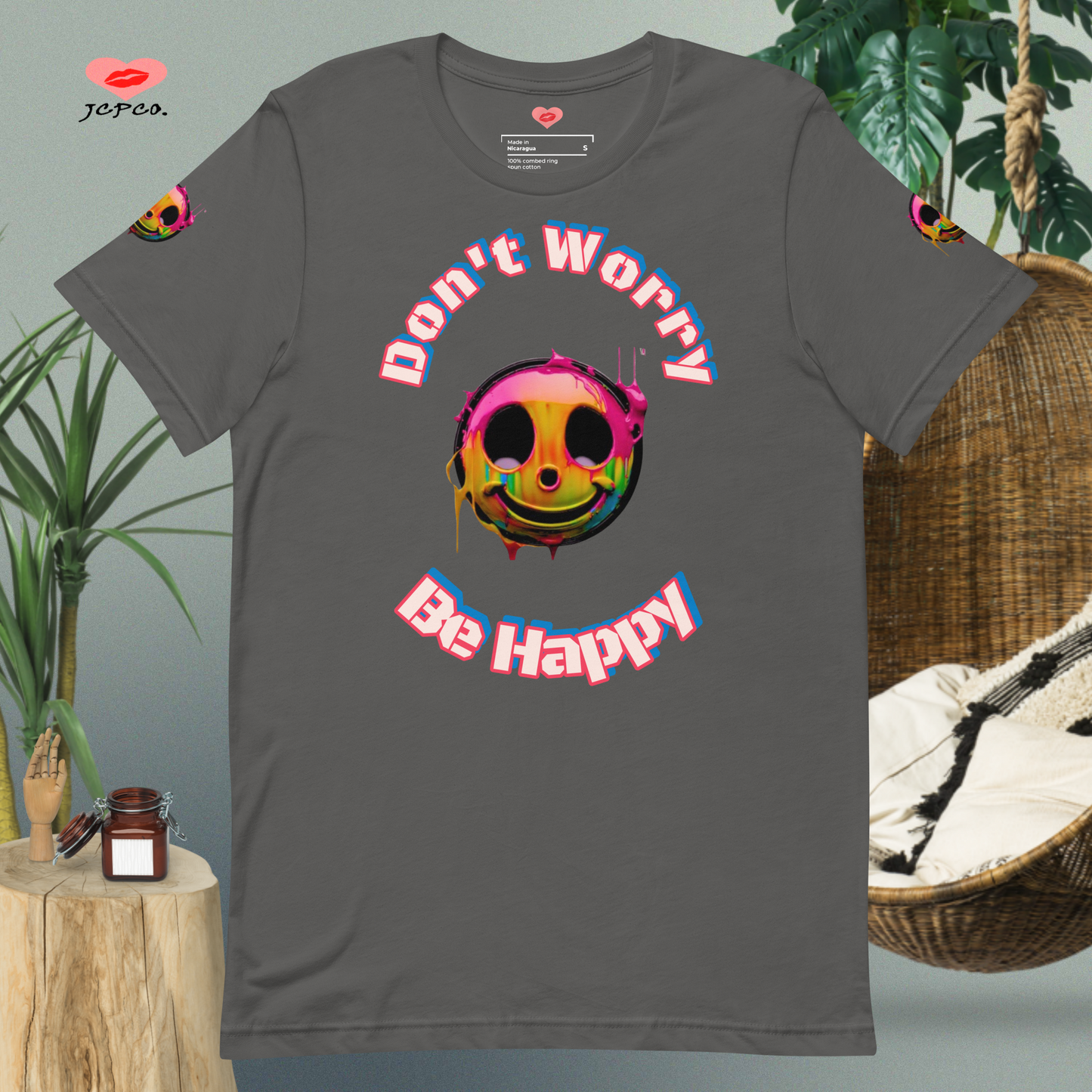 💕Don't' Worry Be Happy Unisex T-Shirt👕