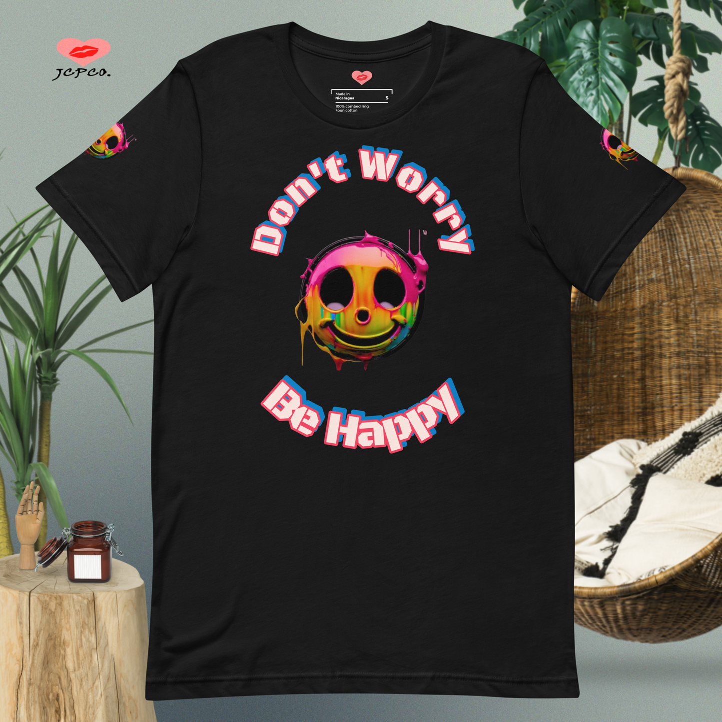💕Don't' Worry Be Happy Unisex T-Shirt👕