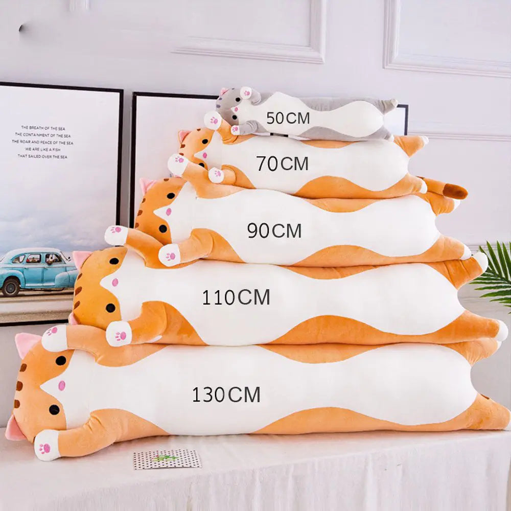 Cuddly Snuggle Soft Long Cat Plushies